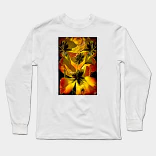 A Fantasy Tangle of Aging Tulips Long Sleeve T-Shirt